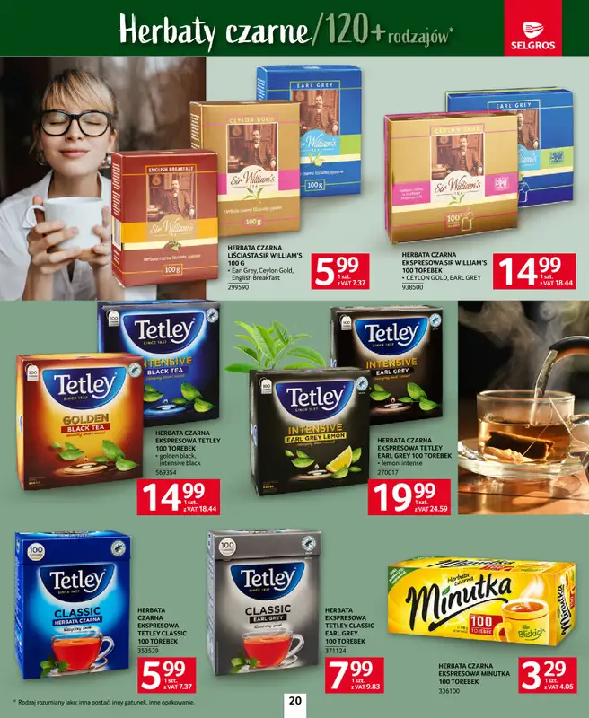 Selgros - gazetka promocyjna Katalog Kawa i Herbata od czwartku 09.10 do środy 22.10 - strona 20