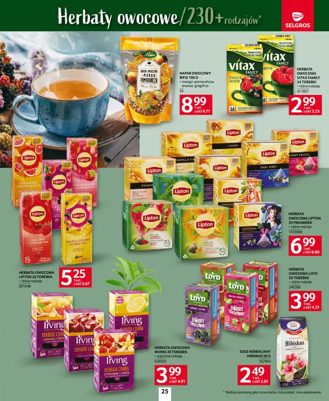 Selgros - gazetka promocyjna Katalog Kawa i Herbata od czwartku 09.10 do środy 22.10 - strona 25