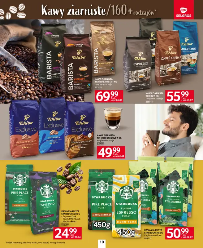 Selgros - gazetka promocyjna Katalog Kawa i Herbata od czwartku 09.10 do środy 22.10 - strona 10