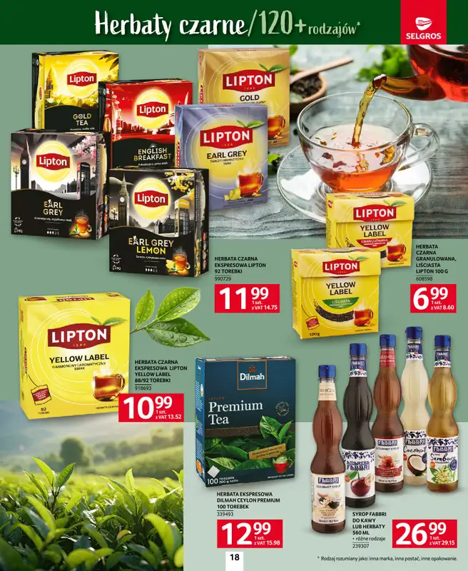 Selgros - gazetka promocyjna Katalog Kawa i Herbata od czwartku 09.10 do środy 22.10 - strona 18