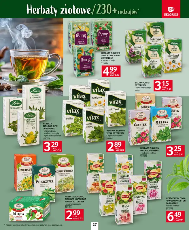 Selgros - gazetka promocyjna Katalog Kawa i Herbata od czwartku 09.10 do środy 22.10 - strona 27
