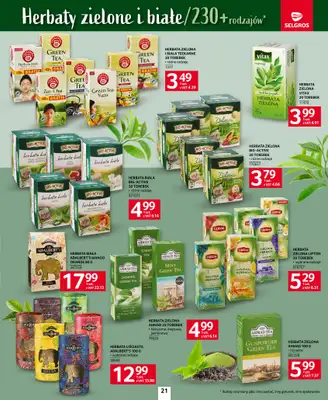 Selgros - gazetka promocyjna Katalog Kawa i Herbata od czwartku 09.10 do środy 22.10 - strona 21 Selgros - gazetka promocyjna Katalog Kawa i Herbata od czwartku 09.10 do środy 22.10 - strona 21