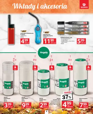 Selgros - gazetka promocyjna Katalog Wszystkich Świętych od czwartku 09.10 do środy 22.10 - strona 9 Selgros - gazetka promocyjna Katalog Wszystkich Świętych od czwartku 09.10 do środy 22.10 - strona 9