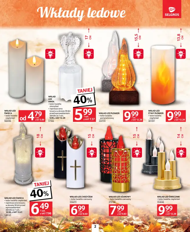 Selgros - gazetka promocyjna Katalog Wszystkich Świętych   - strona 2