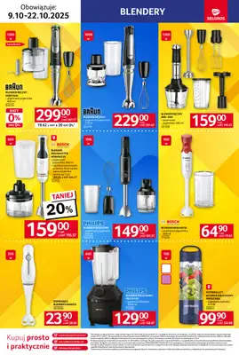 Selgros - gazetka promocyjna Katalog Elektro AGD od czwartku 09.10 do środy 22.10 - strona 5 Selgros - gazetka promocyjna Katalog Elektro AGD od czwartku 09.10 do środy 22.10 - strona 5