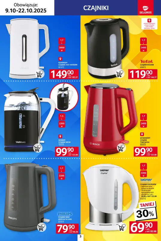Selgros - gazetka promocyjna Katalog Elektro AGD   - strona 3