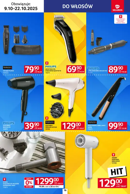 Selgros - gazetka promocyjna Katalog Elektro AGD od czwartku 09.10 do środy 22.10 - strona 16