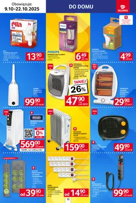 Selgros - gazetka promocyjna Katalog Elektro AGD od czwartku 09.10 do środy 22.10 - strona 13 Selgros - gazetka promocyjna Katalog Elektro AGD od czwartku 09.10 do środy 22.10 - strona 13