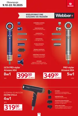 Selgros - gazetka promocyjna Katalog Elektro AGD od czwartku 09.10 do środy 22.10 - strona 15 Selgros - gazetka promocyjna Katalog Elektro AGD od czwartku 09.10 do środy 22.10 - strona 15