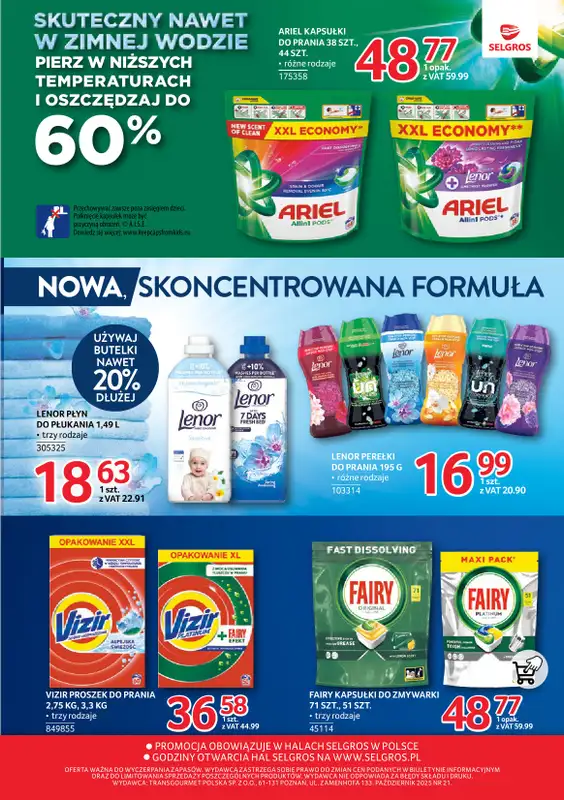 Selgros - gazetka promocyjna Katalog Markowe Produkty od czwartku 09.10 do środy 22.10 - strona 23