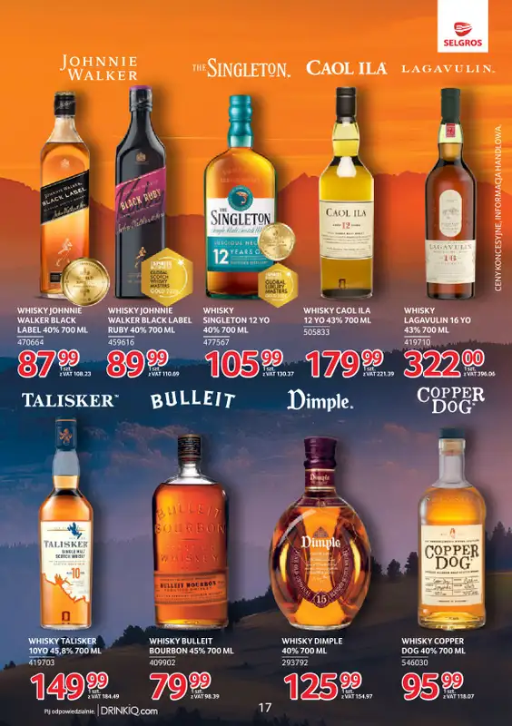 Selgros - gazetka promocyjna Katalog Markowe Produkty od czwartku 09.10 do środy 22.10 - strona 17