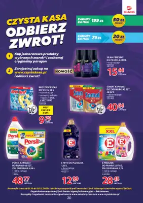 Selgros - gazetka promocyjna Katalog Markowe Produkty od czwartku 09.10 do środy 22.10 - strona 20 Selgros - gazetka promocyjna Katalog Markowe Produkty od czwartku 09.10 do środy 22.10 - strona 20