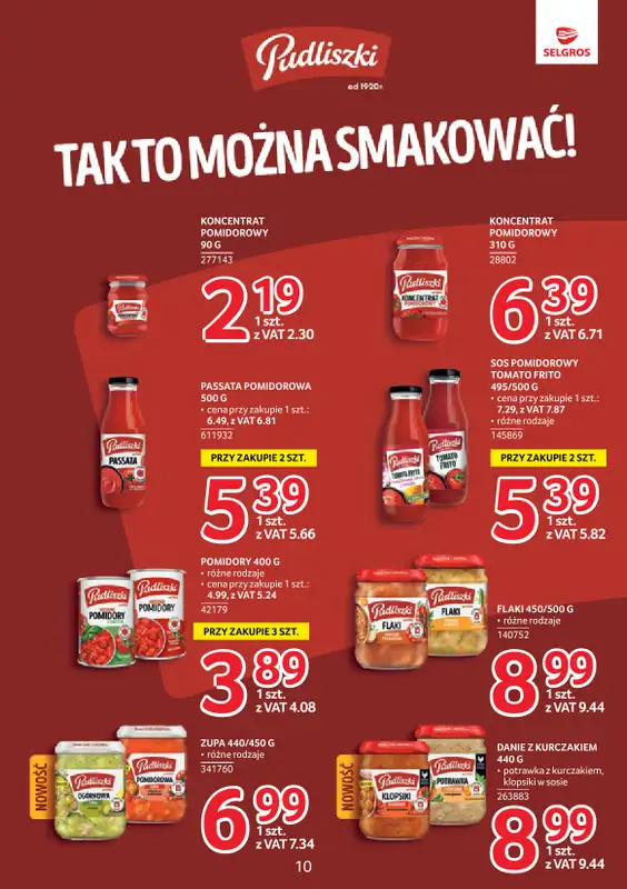 Selgros - gazetka promocyjna Katalog Markowe Produkty od czwartku 09.10 do środy 22.10 - strona 10