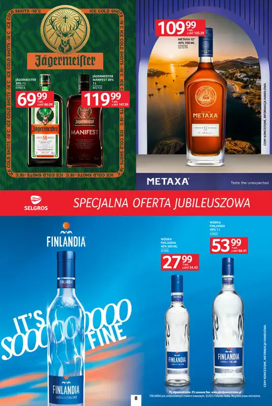 Selgros - gazetka promocyjna Specjalna Oferta Jubileuszowa od czwartku 09.10 do środy 22.10 - strona 8