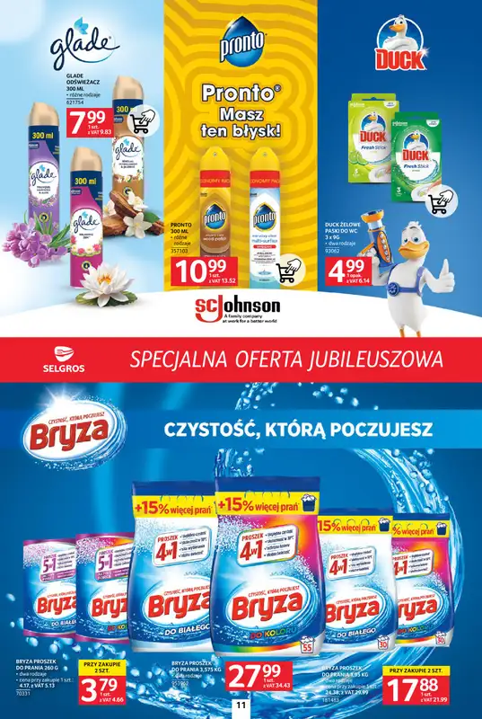 Selgros - gazetka promocyjna Specjalna Oferta Jubileuszowa od czwartku 09.10 do środy 22.10 - strona 11