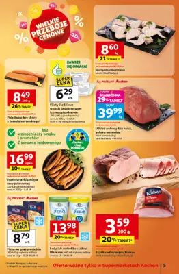 Auchan - gazetka promocyjna Gazetka Wielkie przeboje cenowe Supermarket Auchan  do środy 15.10 - strona 5
