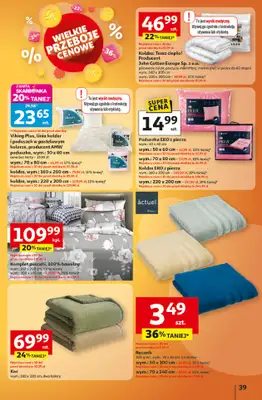 Auchan - gazetka promocyjna Gazetka Wielkie przeboje cenowe Hipermarket Auchan  do środy 15.10 - strona 39