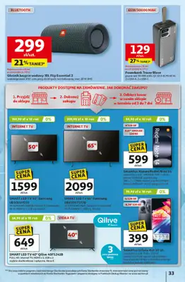 Auchan - gazetka promocyjna Gazetka Wielkie przeboje cenowe Hipermarket Auchan  do środy 15.10 - strona 33