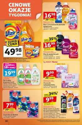 Auchan - gazetka promocyjna Gazetka Wielkie przeboje cenowe Hipermarket Auchan  do środy 15.10 - strona 30