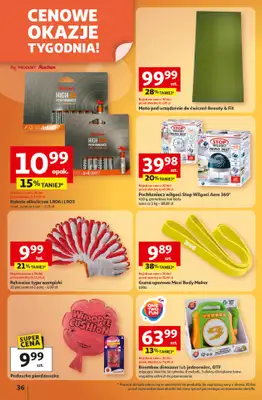 Auchan - gazetka promocyjna Gazetka Wielkie przeboje cenowe Hipermarket Auchan  do środy 15.10 - strona 36