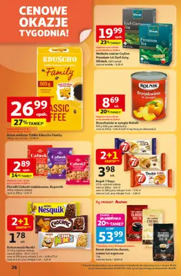Auchan - gazetka promocyjna Gazetka Wielkie przeboje cenowe Hipermarket Auchan  do środy 15.10 - strona 26