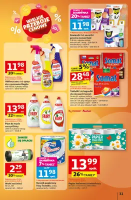 Auchan - gazetka promocyjna Gazetka Wielkie przeboje cenowe Hipermarket Auchan  do środy 15.10 - strona 31