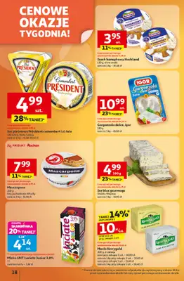 Auchan - gazetka promocyjna Gazetka Wielkie przeboje cenowe Hipermarket Auchan  do środy 15.10 - strona 18