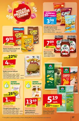 Auchan - gazetka promocyjna Gazetka Wielkie przeboje cenowe Hipermarket Auchan  do środy 15.10 - strona 27