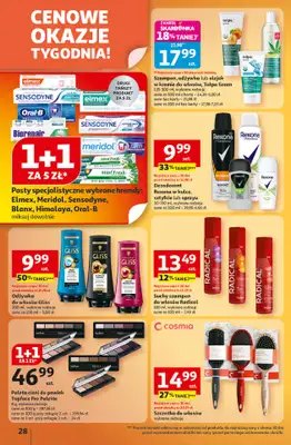 Auchan - gazetka promocyjna Gazetka Wielkie przeboje cenowe Hipermarket Auchan  do środy 15.10 - strona 28