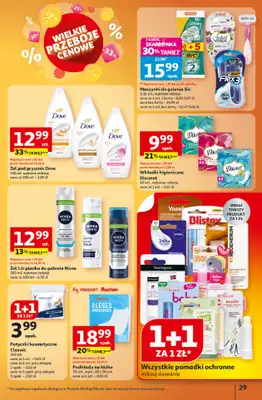 Auchan - gazetka promocyjna Gazetka Wielkie przeboje cenowe Hipermarket Auchan  do środy 15.10 - strona 29