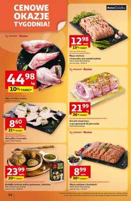 Auchan - gazetka promocyjna Gazetka Wielkie przeboje cenowe Hipermarket Auchan  do środy 15.10 - strona 14