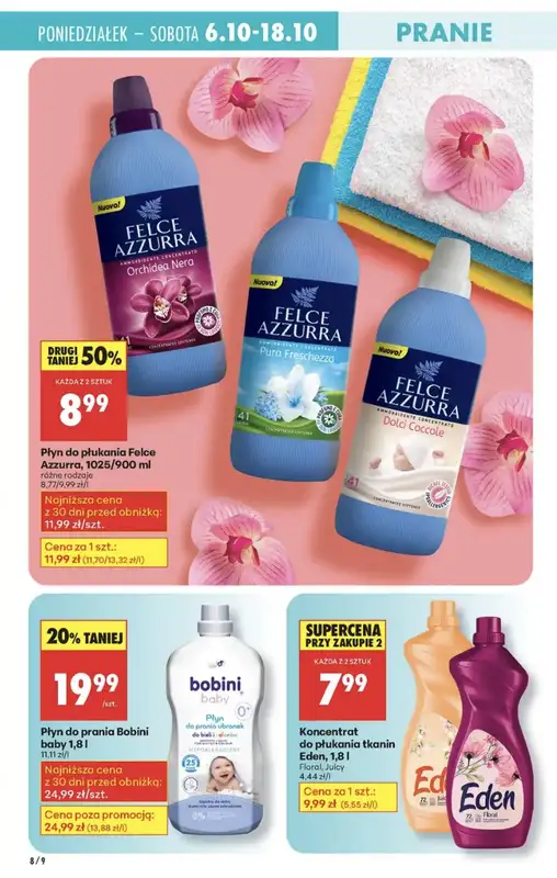 Biedronka - gazetka promocyjna Drogerie Biedronki od poniedziałku 06.10 do soboty 18.10 - strona 8