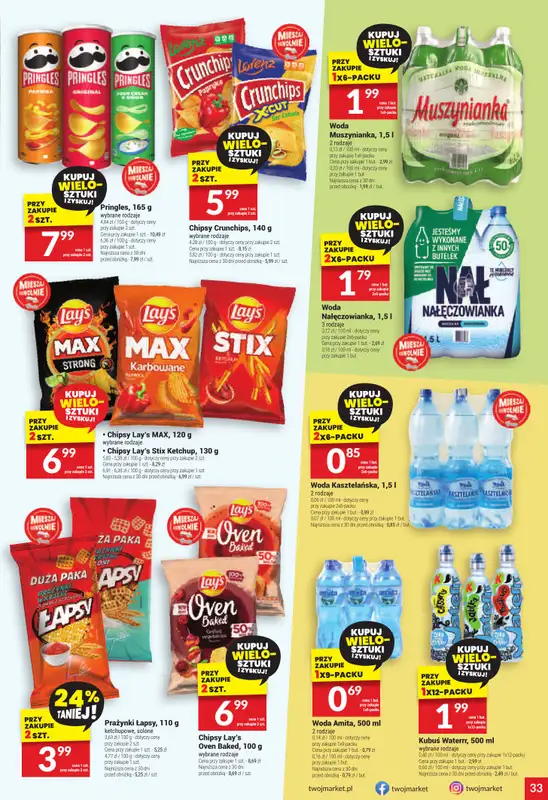 Twój Market - gazetka promocyjna Gazetka od środy 08.10 do wtorku 14.10 - strona 33