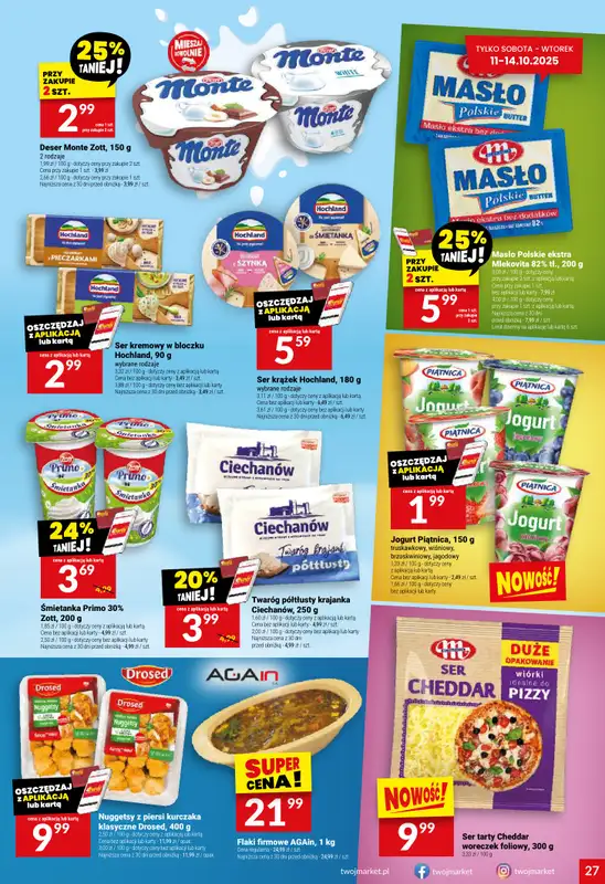 Twój Market - gazetka promocyjna Gazetka od środy 08.10 do wtorku 14.10 - strona 27
