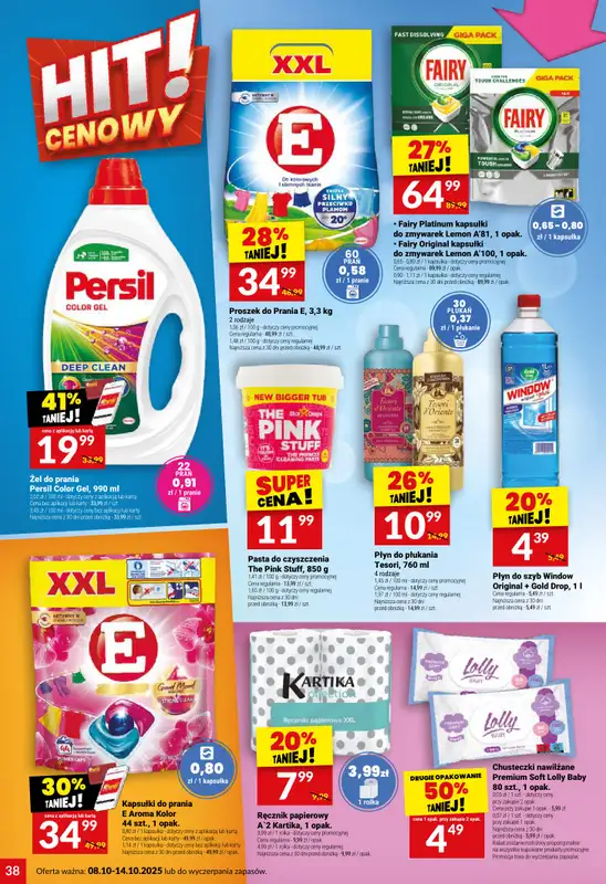 Twój Market - gazetka promocyjna Gazetka od środy 08.10 do wtorku 14.10 - strona 38