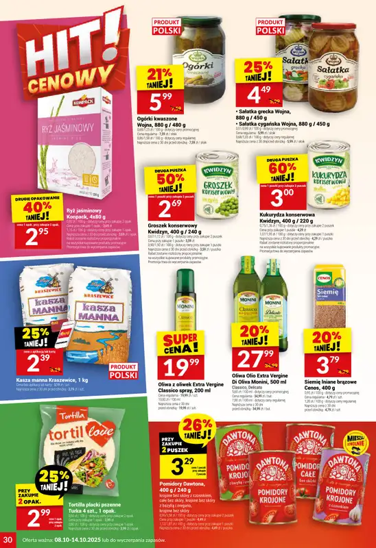 Twój Market - gazetka promocyjna Gazetka od środy 08.10 do wtorku 14.10 - strona 30