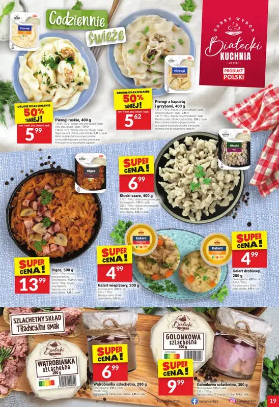 Twój Market - gazetka promocyjna Gazetka od środy 08.10 do wtorku 14.10 - strona 19