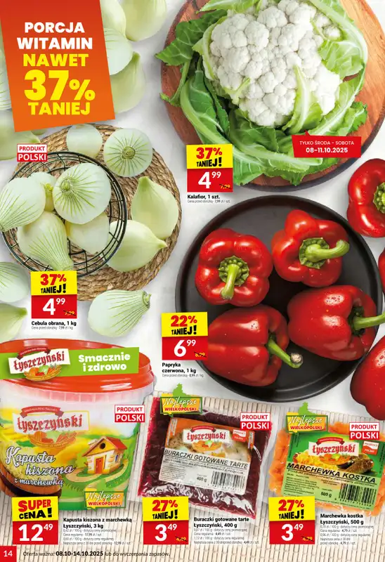 Twój Market - gazetka promocyjna Gazetka od środy 08.10 do wtorku 14.10 - strona 14