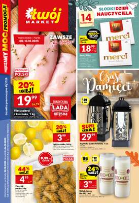 Twój Market - gazetka promocyjna Gazetka od środy 08.10 do wtorku 14.10