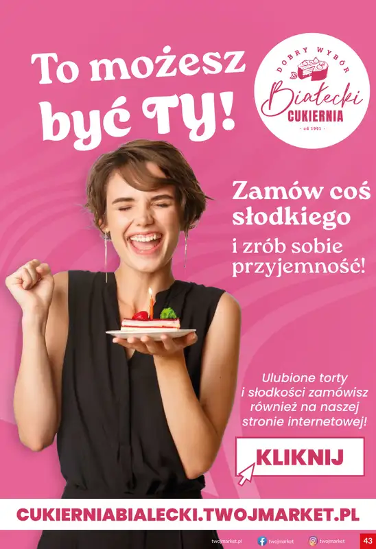 Twój Market - gazetka promocyjna Gazetka od środy 08.10 do wtorku 14.10 - strona 43