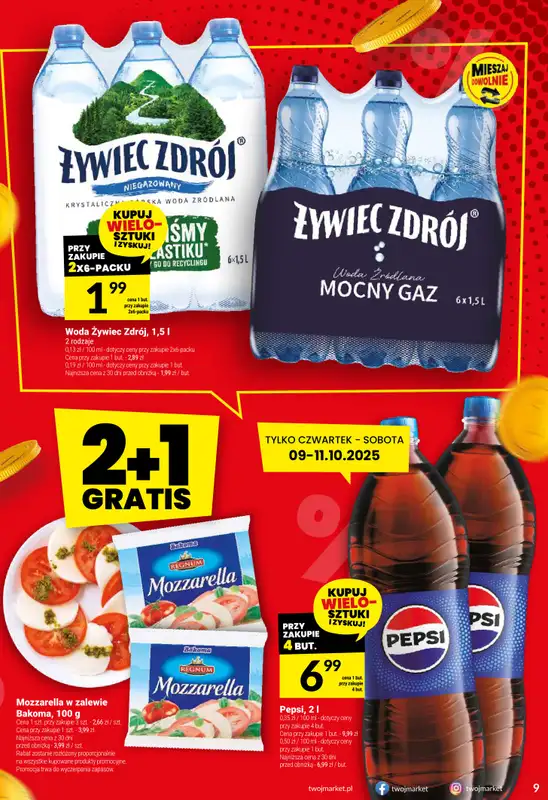Twój Market - gazetka promocyjna Gazetka od środy 08.10 do wtorku 14.10 - strona 9