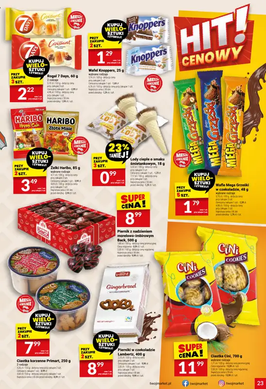 Twój Market - gazetka promocyjna Gazetka od środy 08.10 do wtorku 14.10 - strona 23