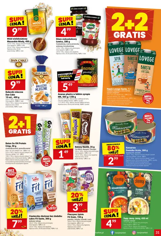 Twój Market - gazetka promocyjna Gazetka od środy 08.10 do wtorku 14.10 - strona 31