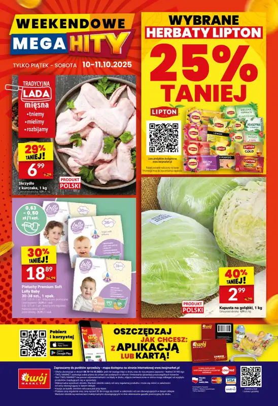 Twój Market - gazetka promocyjna Gazetka od środy 08.10 do wtorku 14.10 - strona 40