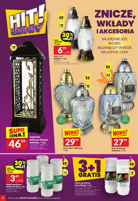 Twój Market - gazetka promocyjna Gazetka od środy 08.10 do wtorku 14.10 - strona 4