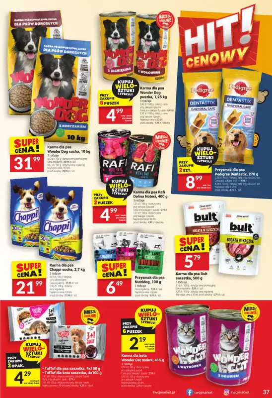 Twój Market - gazetka promocyjna Gazetka od środy 08.10 do wtorku 14.10 - strona 37