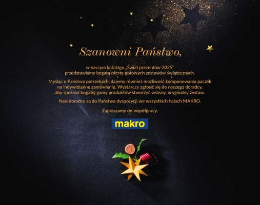Makro - gazetka promocyjna 艢wiat Prezent贸w 2025  do 艣rody 24.12 - strona 52 Makro - gazetka promocyjna 艢wiat Prezent贸w 2025  do 艣rody 24.12 - strona 52