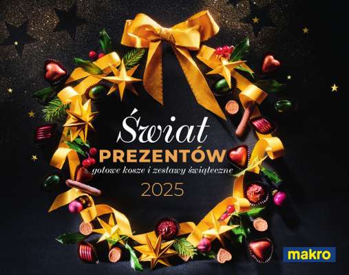 Makro - gazetka promocyjna Świat Prezentów 2025  do środy 24.12