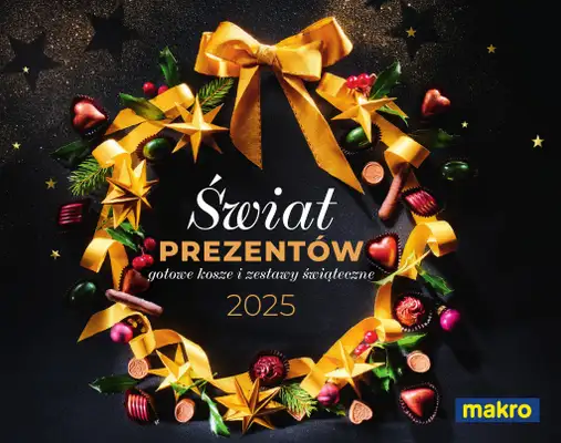 Makro - gazetka promocyjna Świat Prezentów 2025  do środy 24.12