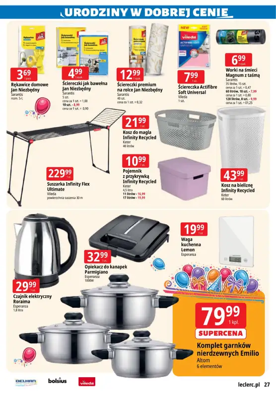 Leclerc - gazetka promocyjna Gazetka Zielona Góra od wtorku 07.10 do soboty 18.10 - strona 27